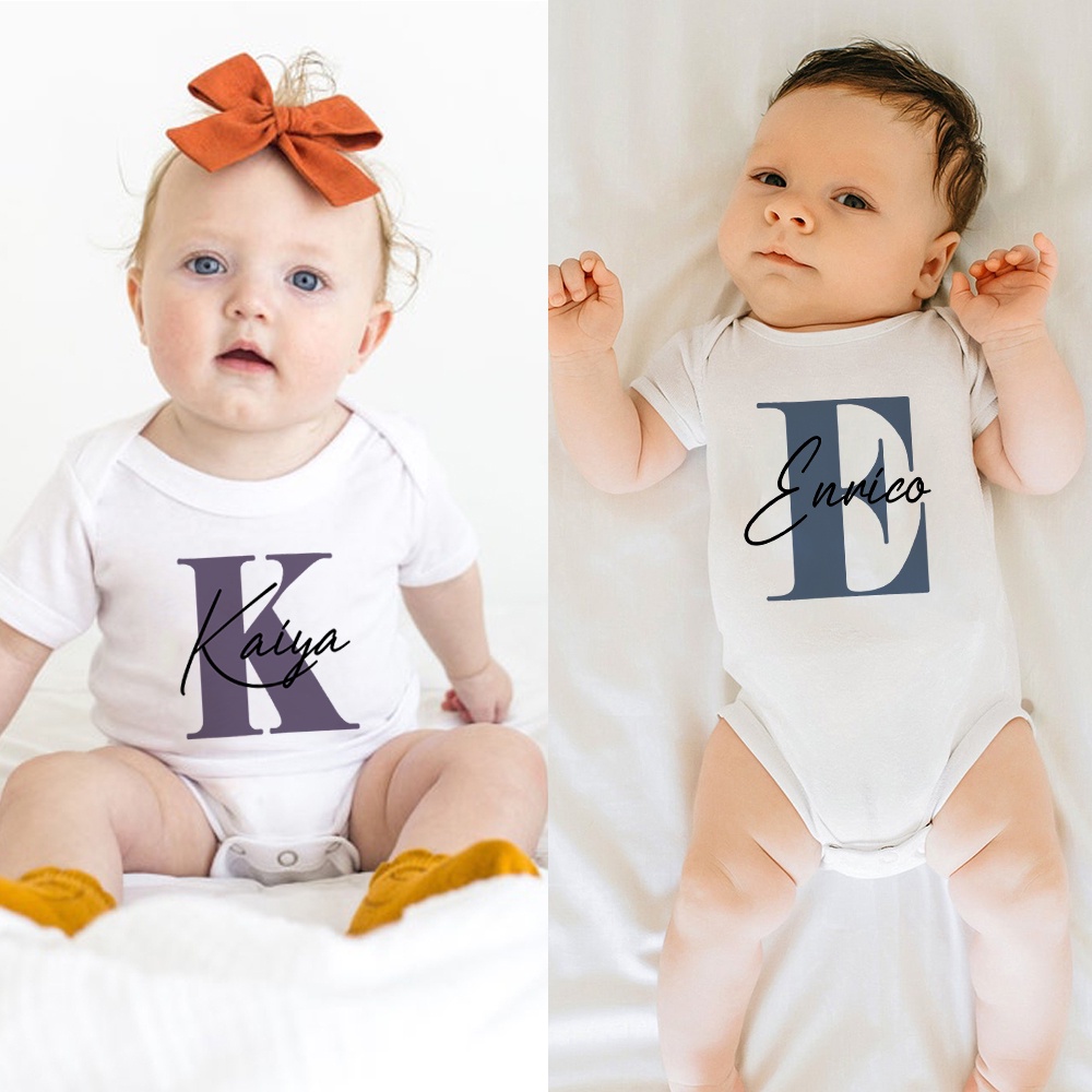 Bộ Áo Liền Quần In Chữ onesie Cho Mẹ Bầu