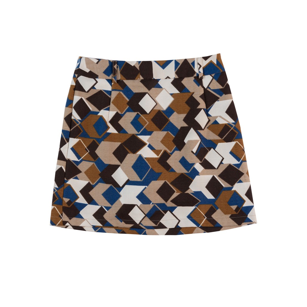 [Mã FAMALLT5 giảm 15% đơn 150k] Váy ngắn chữ A họa tiết vuông J-P Fashion | BigBuy360 - bigbuy360.vn