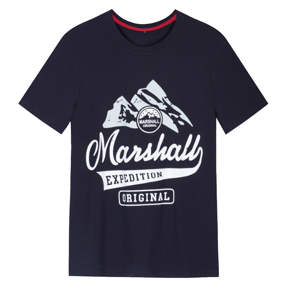 100% Cotton Snow Mountain Logo Marshall  Marshall Expedition Shirt