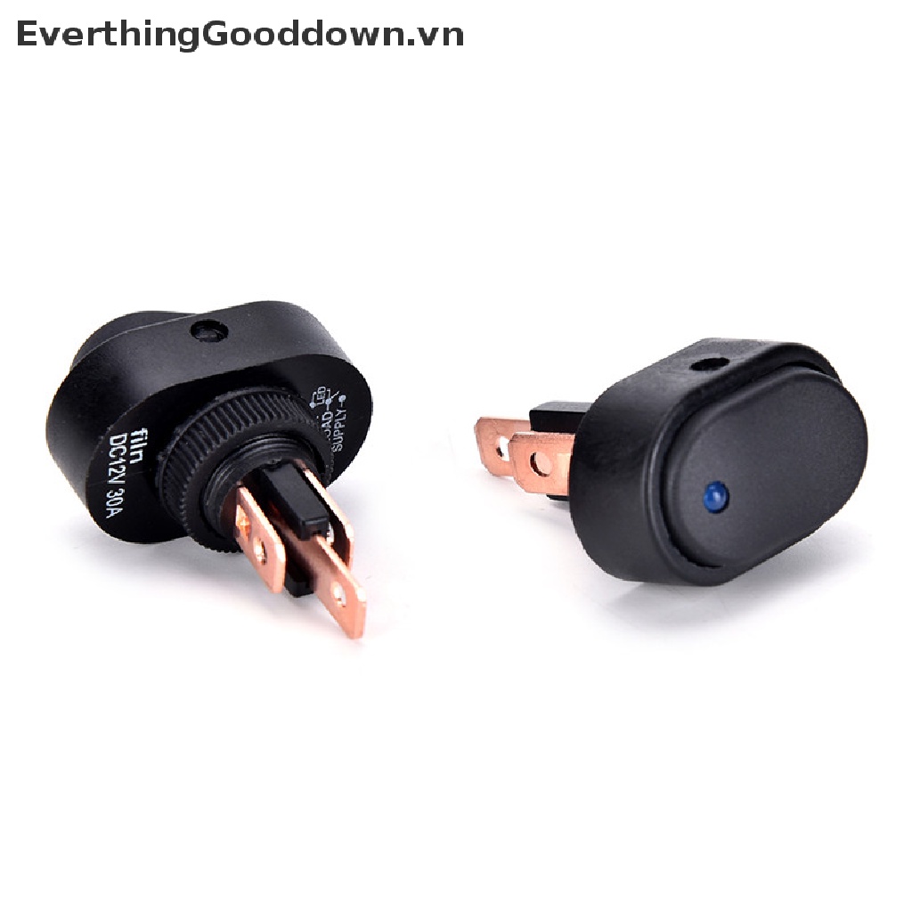 Công Tắc ON / OFF Đèn LED 12V 30A Cho Xe Hơi, Tàu Thuyền