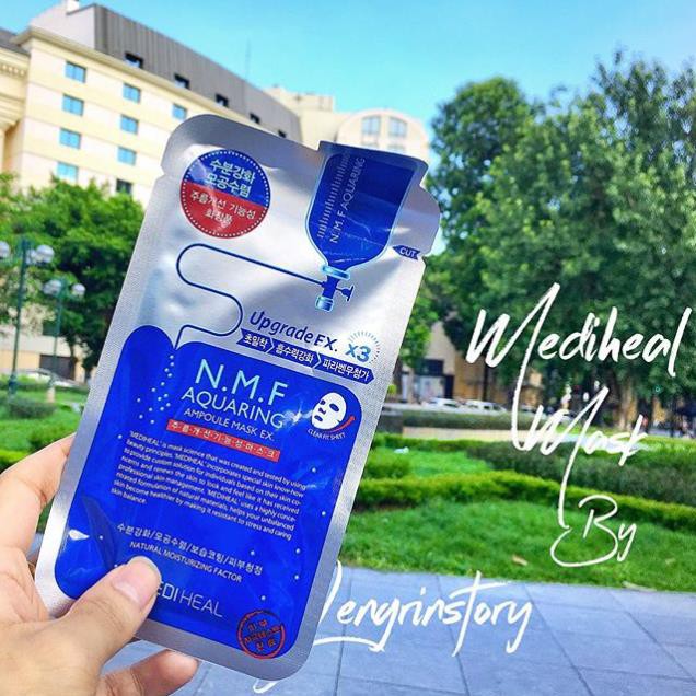 Mặt nạ cấp nước dưỡng ẩm Mediheal NMF Aquaring Ampoule Mask _ Mediheal Chính Hãng