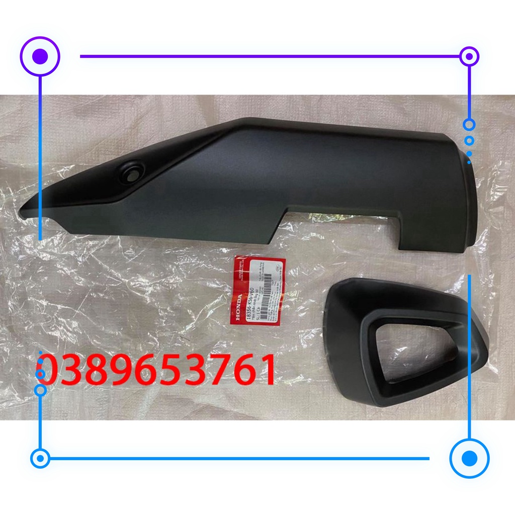 Ốp pô Winner X, chụp đuôi bô Winner X Chính hãng honda