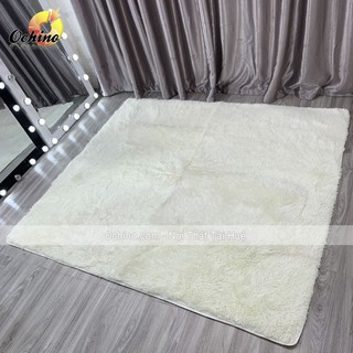 Thảm Lông Trải Sàn, Thảm Lông Chụp Ảnh size 1m8 x 2m (Đủ Màu) - Hàng đẹp có mặt chống trượt lông dài