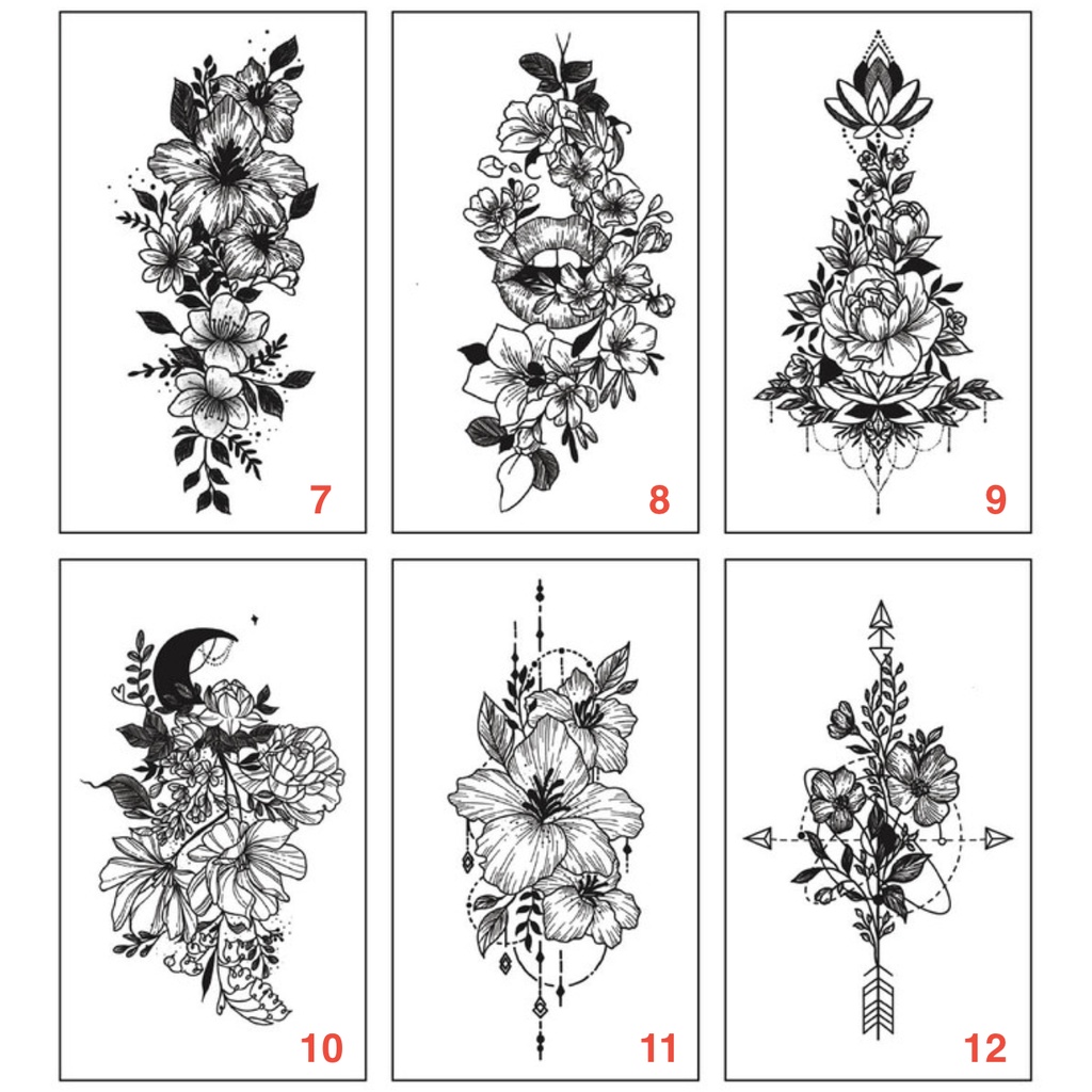 Hình xăm dán chống nước, Hình Xăm Tattoo Cao Cấp