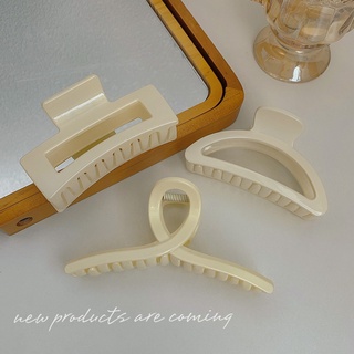 White Crab Claw Hair Clip Acrylic Hair Clip