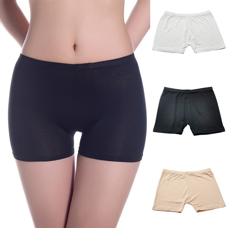 Quần bảo hộ, quần mặc trong váy cotton không lộ viền < 56kg