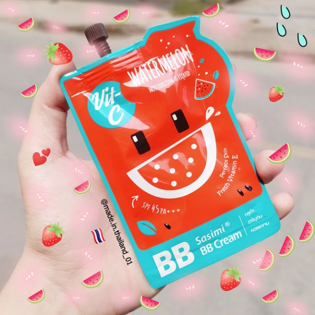 Gói BB cream trang điểm Sasimi dưỡng ẩm SPF 45+++ - Thái Lan | BigBuy360 - bigbuy360.vn