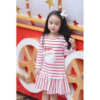 VÁY ĐẦM NOEL CHO BÉ HÌNH SANTA CLAUSE
