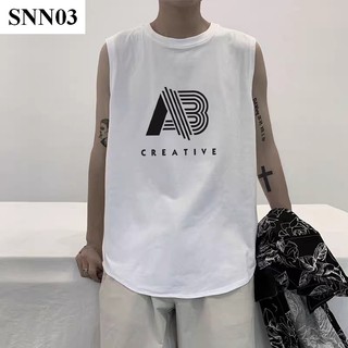Áo Thun Ba Lỗ In Họa Tiết Chữ CREATIVE Cực Hot - SNN03
