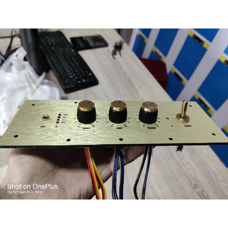 Tấm control cho mạch loa bluetooth phong cách marshall