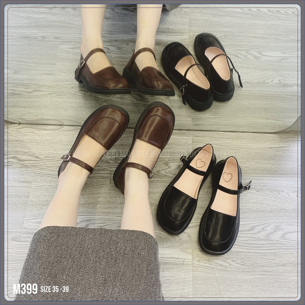 Giày búp bê nữ quai ngang M399