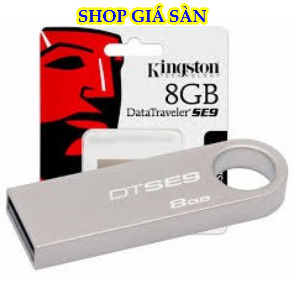 [Freeship] USB 8Gb Kingston Vỏ Sắt, Lưu Trữ Dữ Liệu