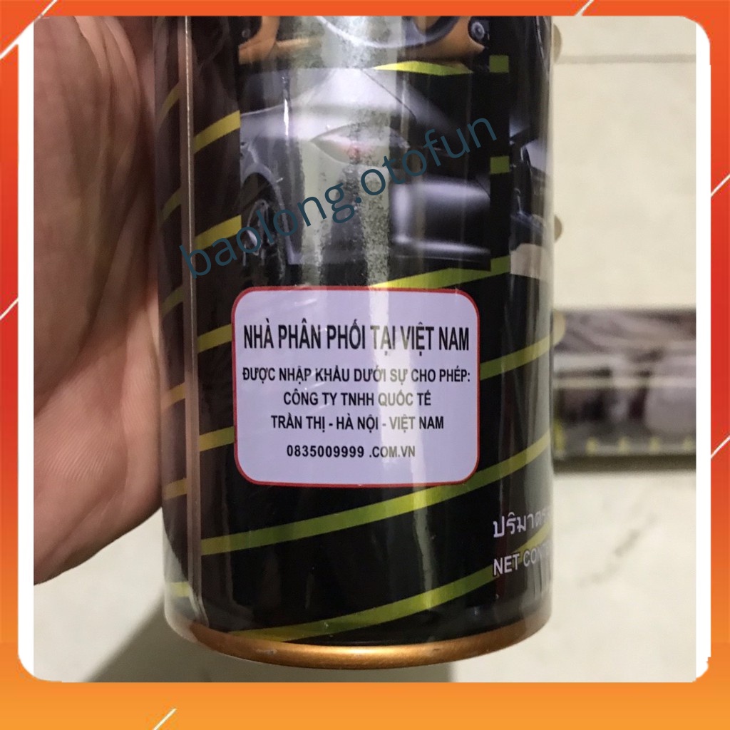 Bình xịt đánh bóng Wax Max 500ml làm sạch nội thất ô tô,Chai xịt bóng vệ sinh đa năng đồ da loại 1