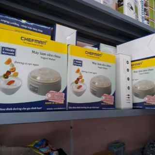 Máy ủ sữa chua Chefman cốc thủy tinh
