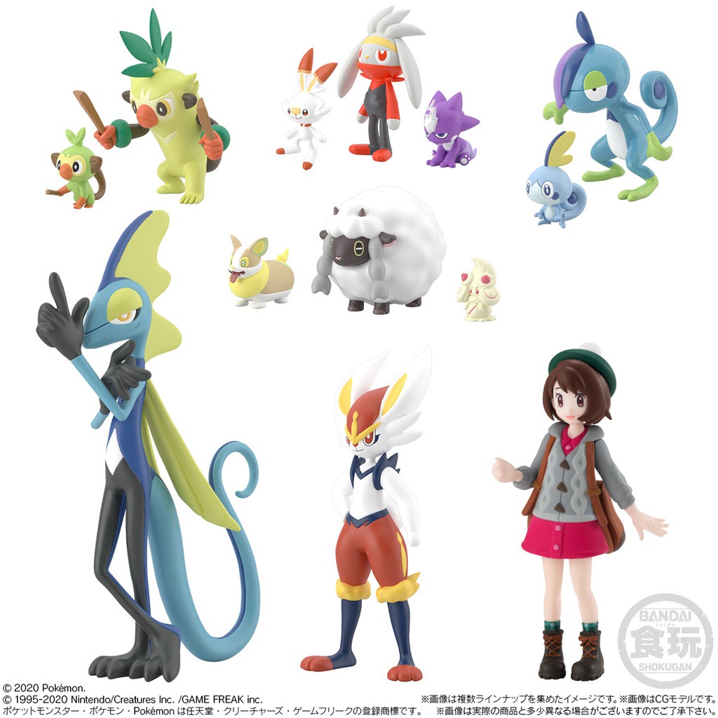 [NEW] Mô hình đồ chơi chính hãng Bandai Poke Scale World 1/20 Galar Region Vol 1 &amp; Vol 2 Bán Lẻ