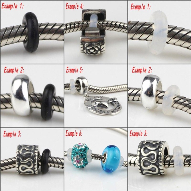 100 Hạt đệm làm trang sức bằng cao su