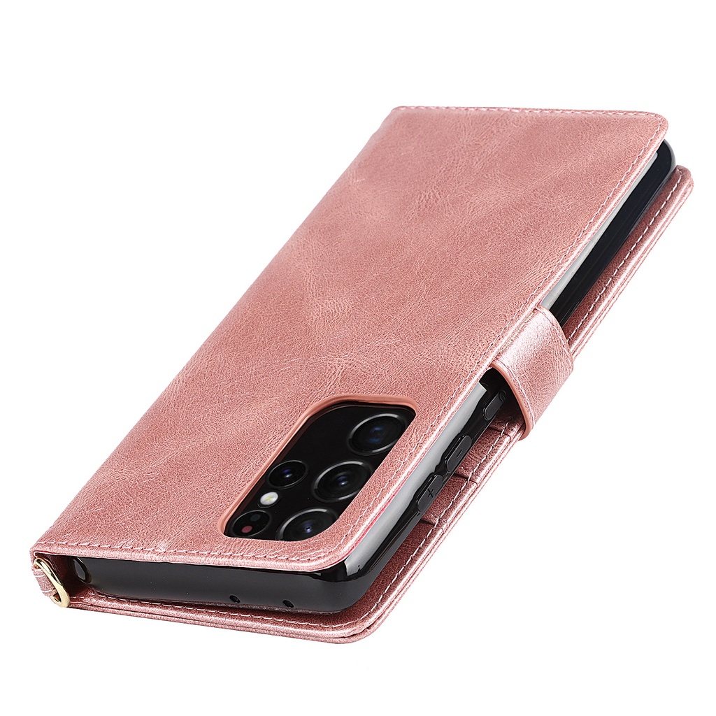 Bao Da Điện Thoại Nắp Lật Kèm Ngăn Đựng Bút Cho Samsung S21 Ultra 5G S pen SPEN S-pen Stylus Samsung Galaxy S21 Ultra 5G