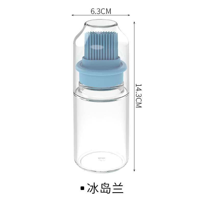 Hộp Đựng Dầu 150ml Bằng Silicon Trong Suốt Có Nắp Đậy Tiện Dụng