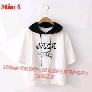 Áo Hoodie Tay Lửng JACK (J97) - ĐÓM