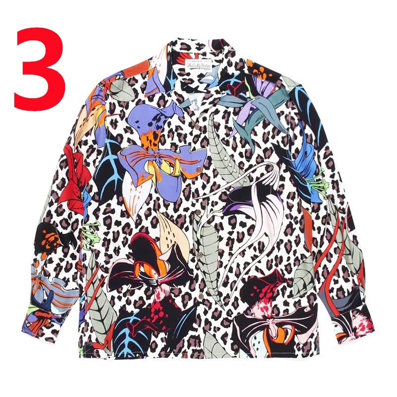 Áo Sơ Mi Tay Dài In Hình WACKO MARIA Plus Size Cho Nam Nữ