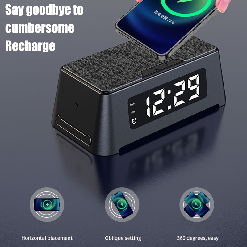 Đế Sạc Nhanh Không Dây Đa Năng Có Đèn LED Cho Đồng Hồ Thông Minh