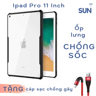 Ốp lưng Ipad trong suốt viền nhựa Xundd chống sốc Sunshop