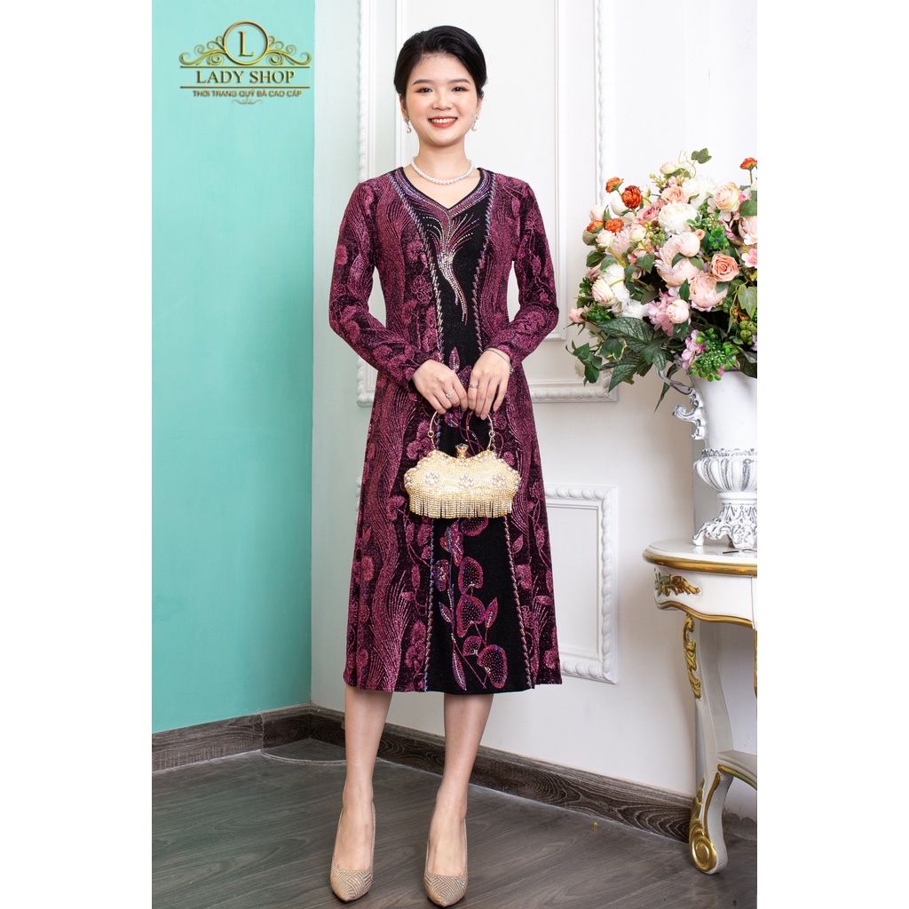 Đầm nhũ đi tiệc sang trọng thời trang Ladyshop TK721 | BigBuy360 - bigbuy360.vn