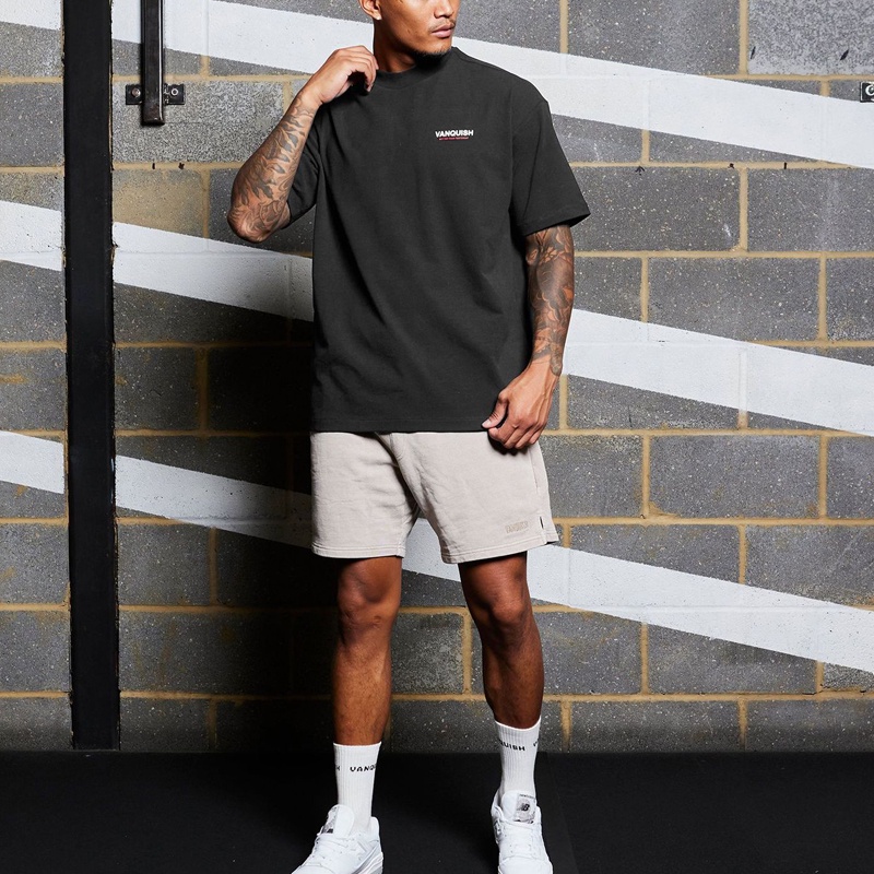 Áo Thun Cotton Nam Tay Ngắn Dáng Rộng Thoải Mái