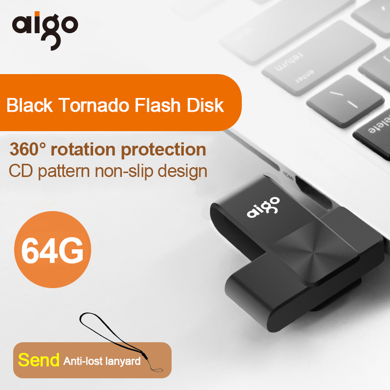 Đầu USB Aigo U266 dung lượng 64GB tốc độ cao chất lượng cao cho học sinh