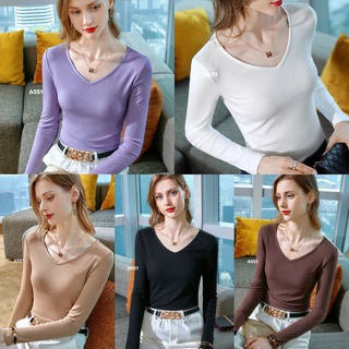 Áo THUN giữ nhiệt nữ FREDY CỔ TIM dài tay giữ nhiệt, chất mềm mịn, co giãn 4 chiều A551