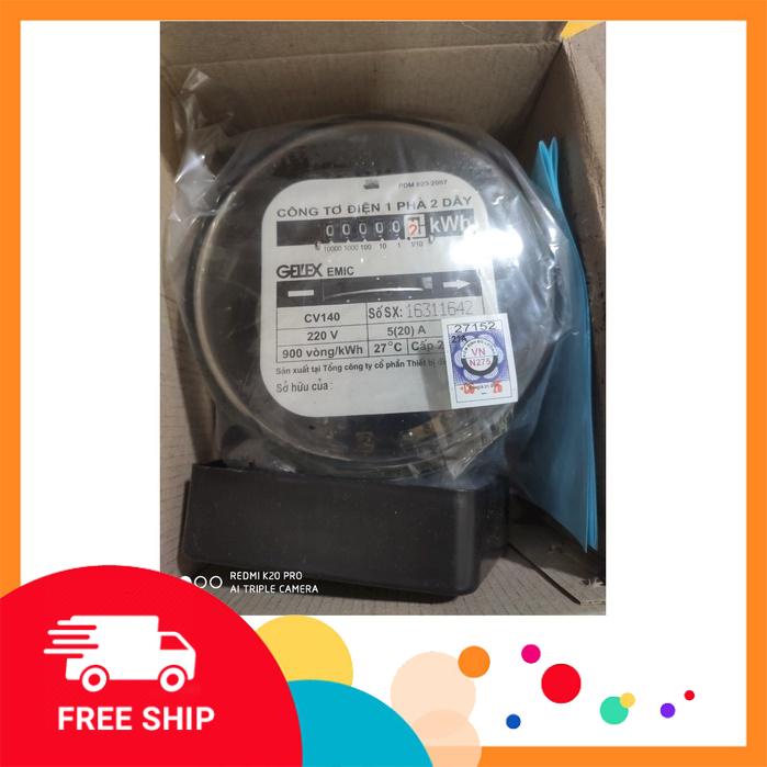 Công tơ điện TG MAX 1 pha 2 dây ( Có giấy kiểm định Chính Quy )