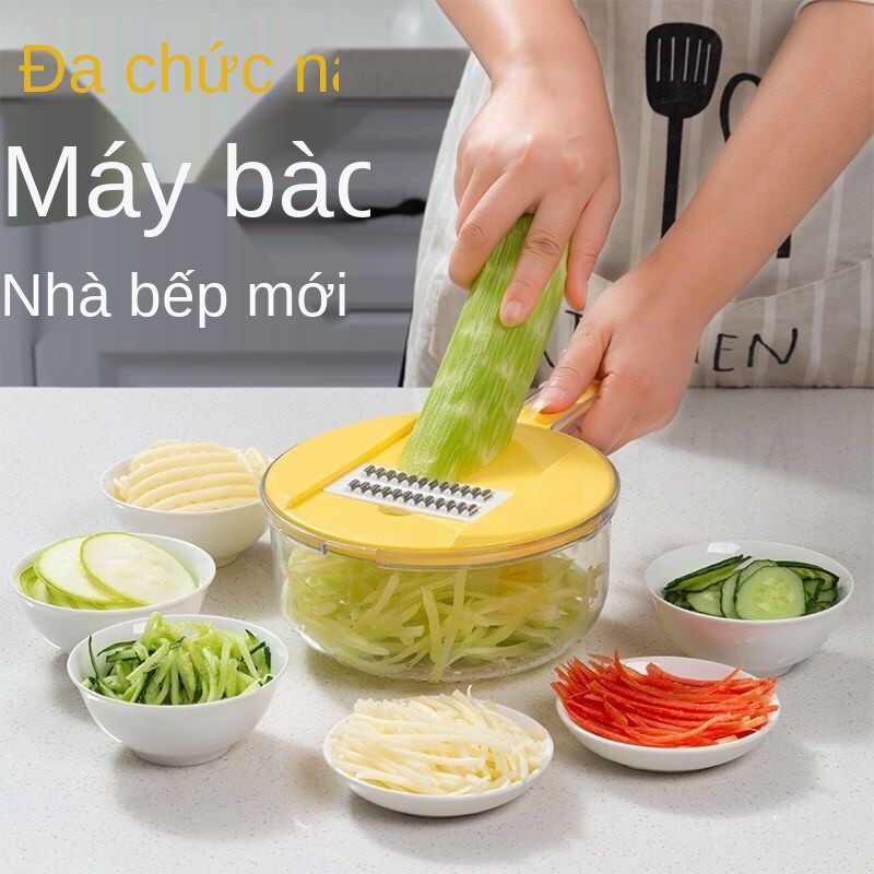 bếp đa chức năng cắt rau củ máy khoai tây bào sợi vụn lưới thái dao nạo hủy tài liệu