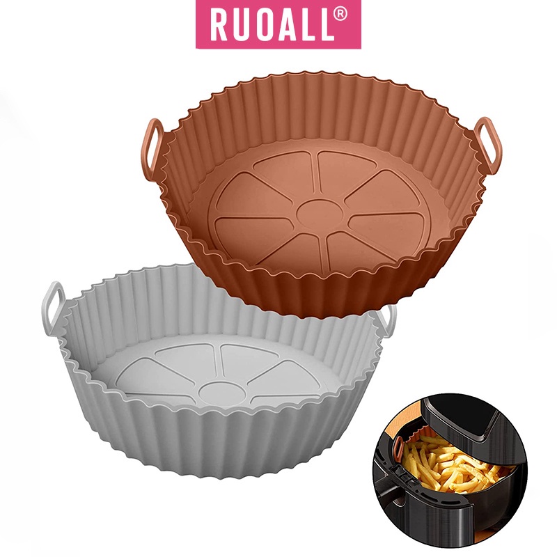 Chảo Chiên Không Dầu Bằng Silicone Có Thể Tái Sử Dụng