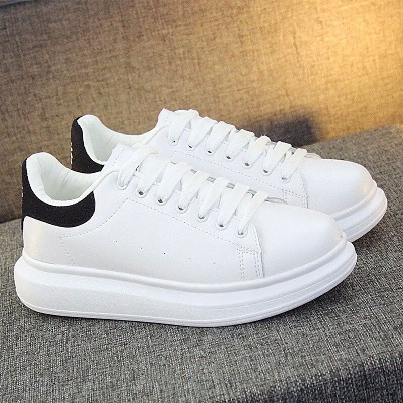 [Chuyên Sỉ] Giày Thể Thao Sneaker MCQ Gót Đen Nam Nữ Đẹp 2020 Full Size 38 Đến 43