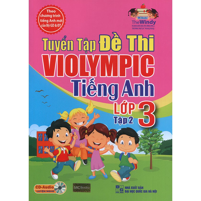 Sách - Tuyển tập đề thi ViOlympic tiếng Anh lớp 3 - tập 2