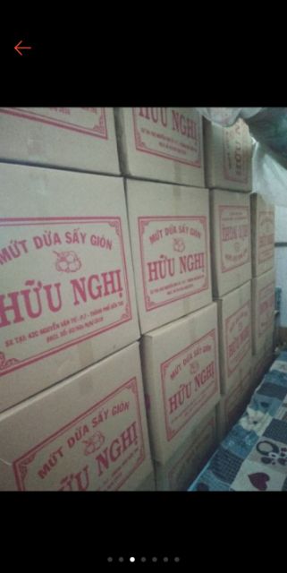 Mứt dừa sấy giòn Hữu Nghị