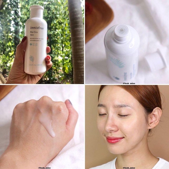 TONER INNISFREE BIJA CICA SKIN cho da mụn