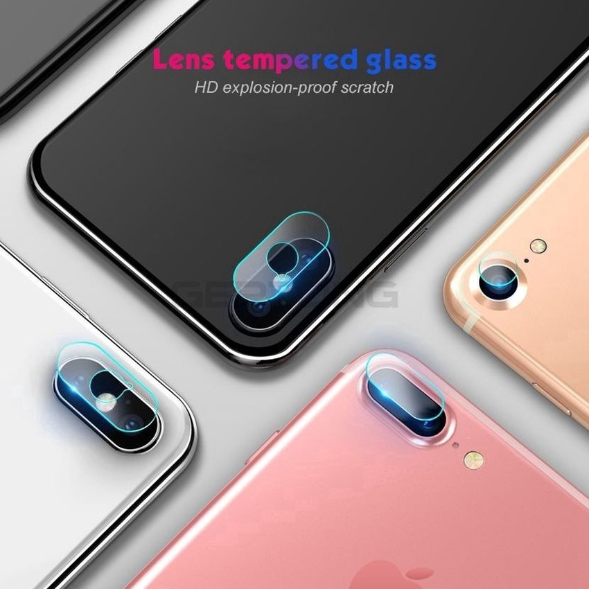 Kính Cường Lực 9HD Bảo Vệ Ống Kính Máy Ảnh Cho iPhone 14 13 12 11 Pro Max X Xr Xs Max 8Plus SE