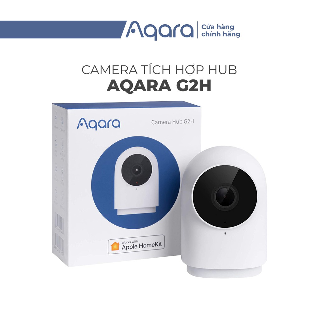 Aqara G2H bản Quốc Tế CH-H01 Camera wifi tích hợp Hub Zigbee, độ phân giải Full HD 1080p, hỗ trợ Apple HomeKit