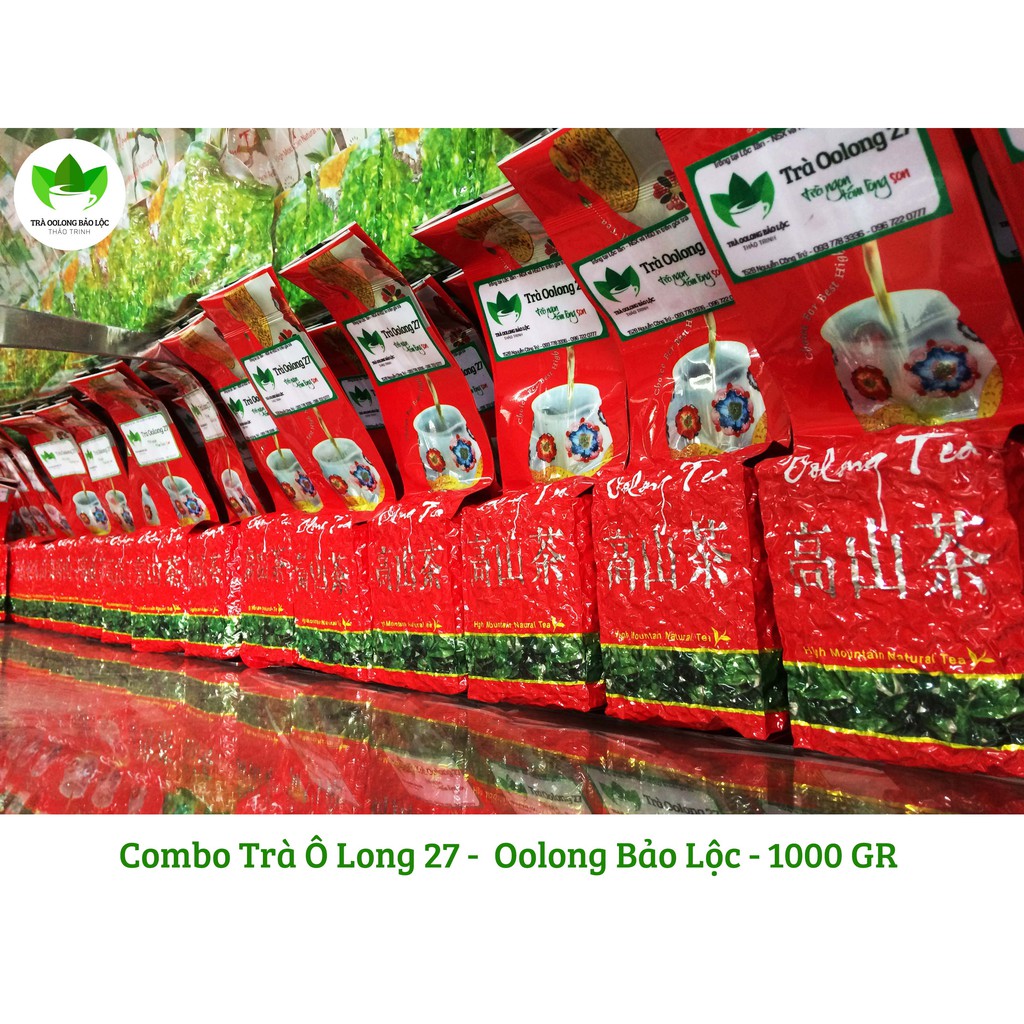 Combo Trà Ô Long 27 -  Oolong Bảo Lộc - 1000 GR