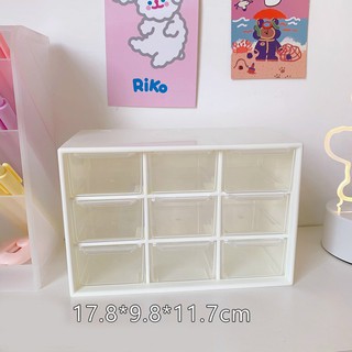 Tủ mini 9 ngăn đa năng nhiều màu (tặng kèm sticker)