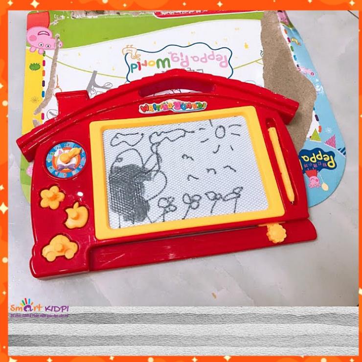 Bảng viết THÔNG MINH cho bé tự xoá bằng từ trường khổ 27*20cm