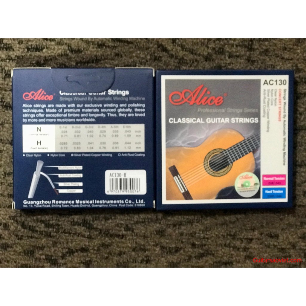 Bộ 6 dây đàn guitar Classic giá rẻ