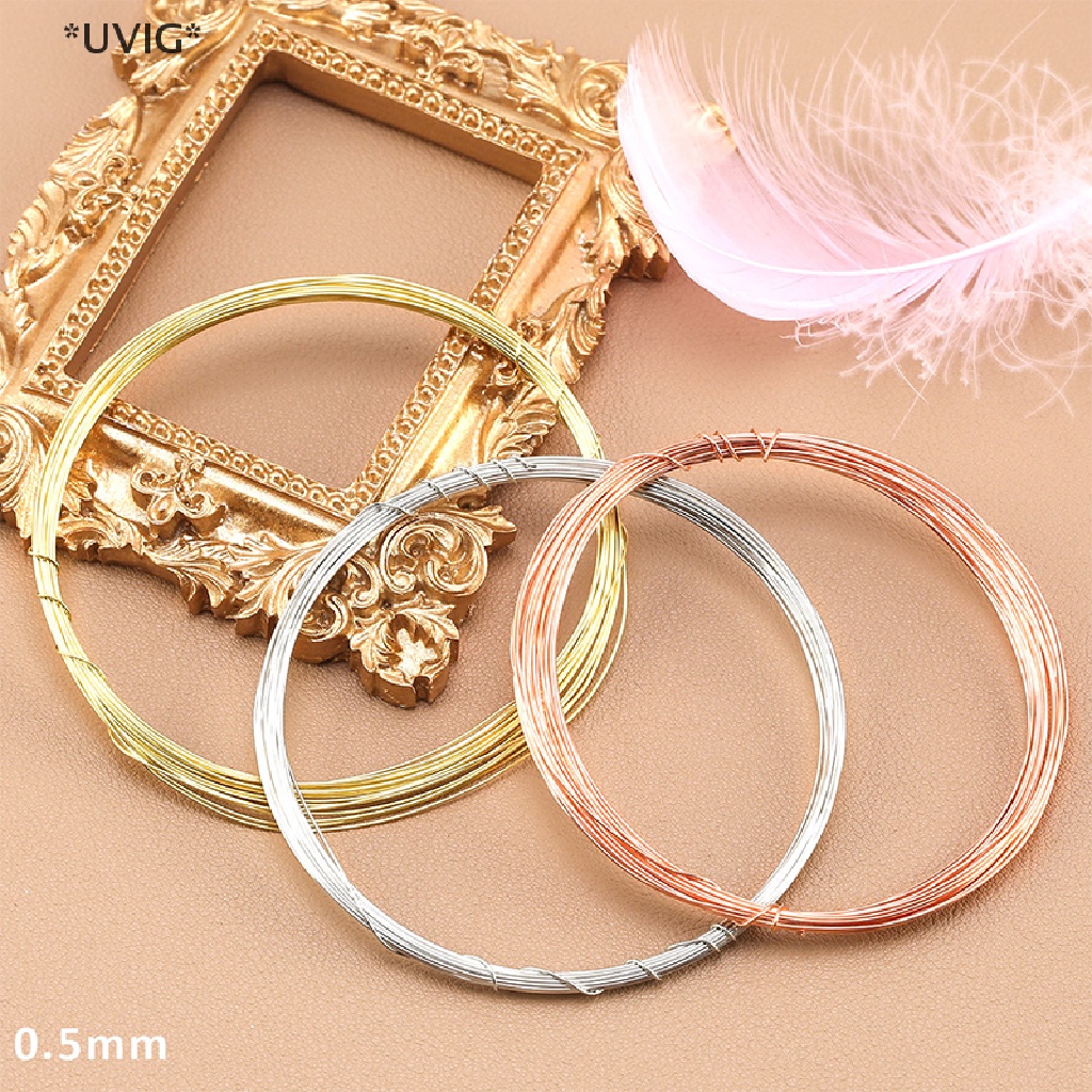 [[UVIG]] 1 Roll Metal Wire Line Gold/Silver Nail Art Copper Wire Jewelry DIY Nail Decor [Hot Sell]