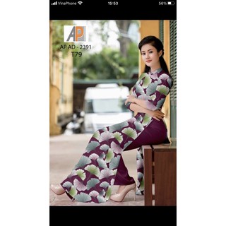 Vải áo dài in hoa