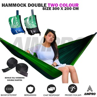 Võng đôi aimpro full bartex - xích đu lớn - dày / võng đôi dành cho người lớn