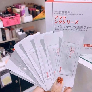 [Chính Hãng]Lẻ Miếng Mặt Nạ Ủ Trắng Face Nhau Thai Cừu Nội Địa Nhật Placentex Extract