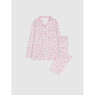 Bộ mặc nhà cotton bé gái Canifa