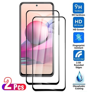 2pcs Full Protective tempered glass For Xiaomi Redmi Note 10s 10 S screen protector note10s note10 tampered