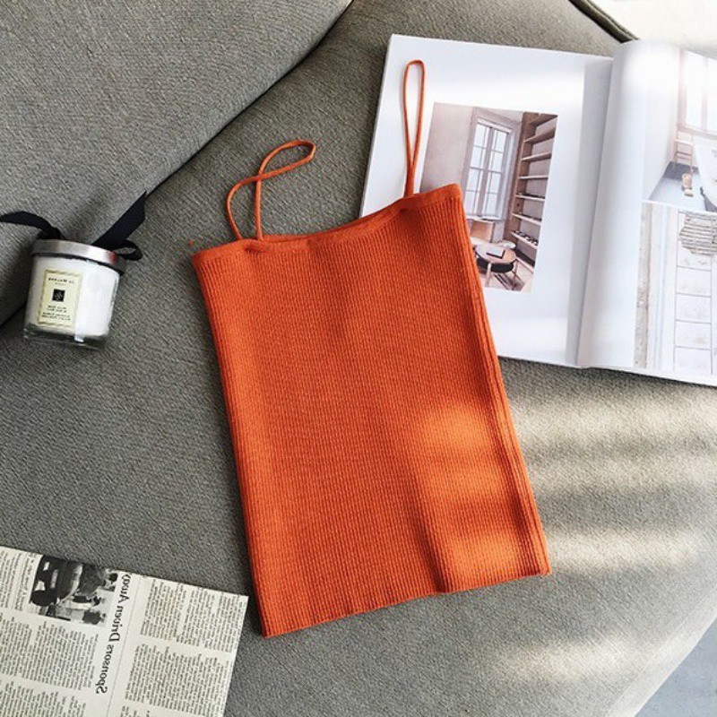 [Baywellfashion]Áo sát nách màu trơn dáng ôm cho nữ | BigBuy360 - bigbuy360.vn